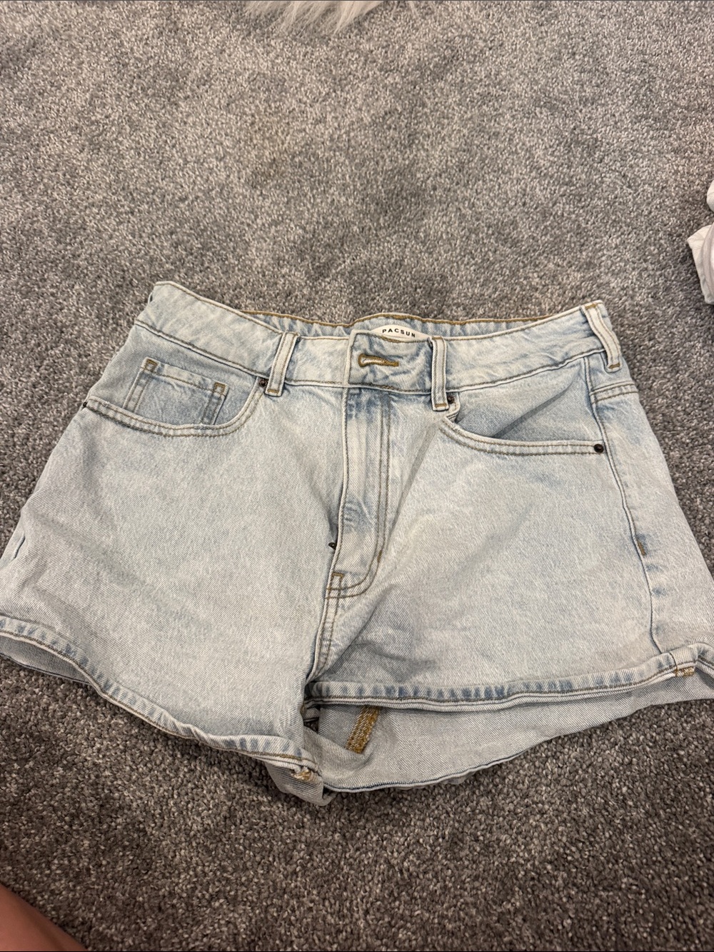 Casual Light Wash Denim Women’s Shorts